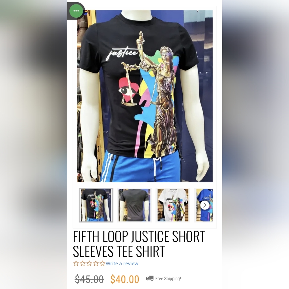Fifth Loop JUSTICE Shirt